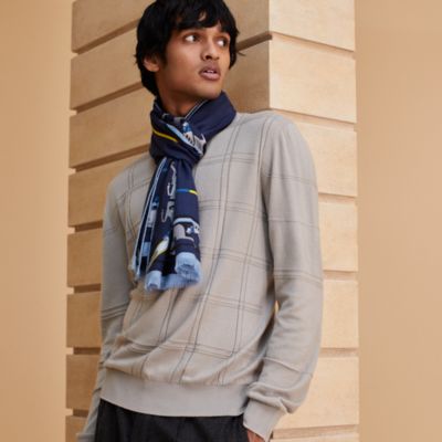 エルメス HERMESマフラー ダンベル カシミア100%紺 メンズ エルメス HERMESマフラー ダンベル カシミア100%紺 メンズ 楽天